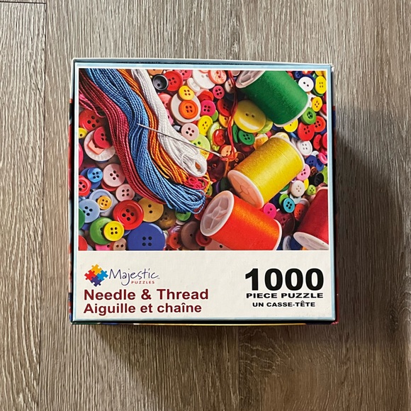 EUC Majestic “Needle and Thread” 1000 Piece Colorful Puzzle - Picture 5 of 8